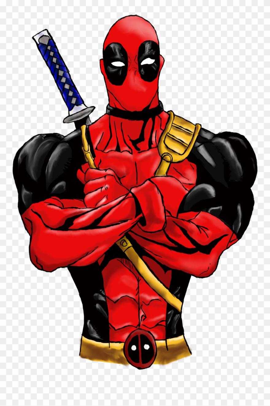 880x1321 Full Size Of Deadpool Drawing In Pencil Images Cartoon Clipart