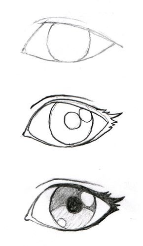 290x497 Drawing Ideas In Manga Eyes, Drawings