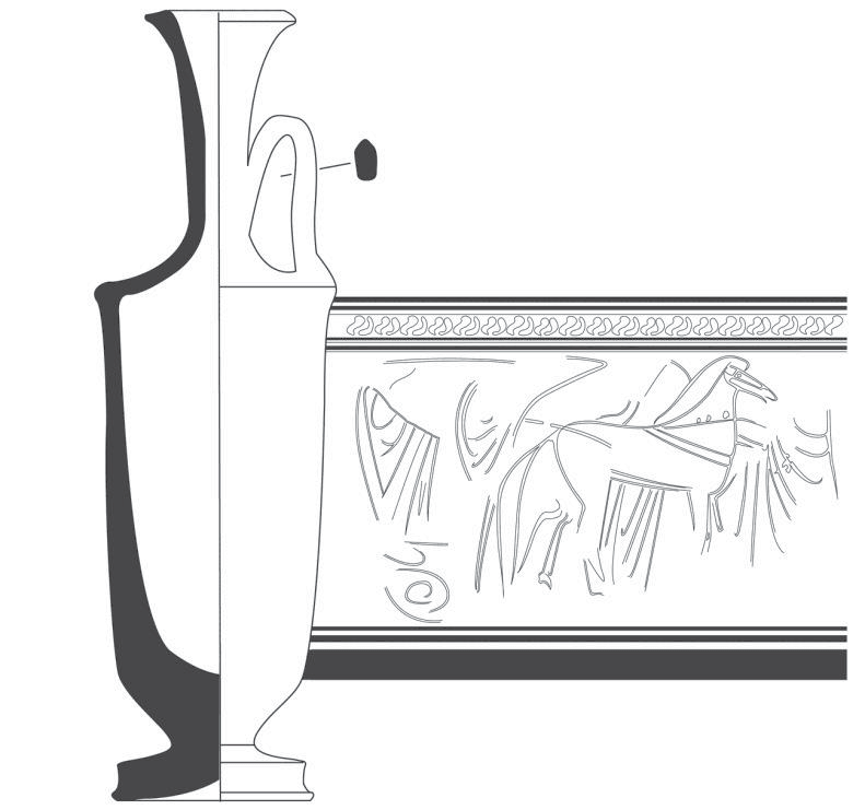 791x741 Tomb Lekythos Rep With A Scene Of A Funeral Procession