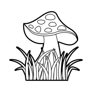 300x300 Fungi Background Royalty Free Vectors
