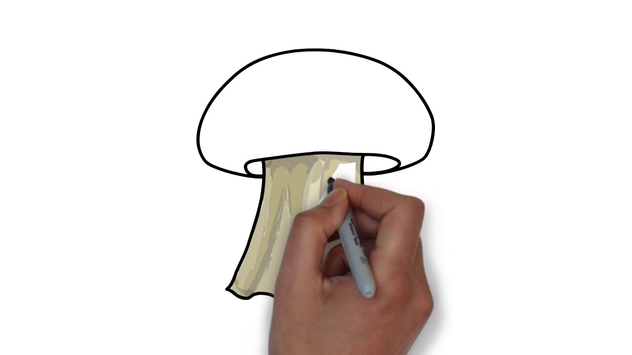 1280x720 How To Draw Fungi Step