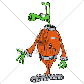 325x325 Funny Dark Alien Gl Stock Images