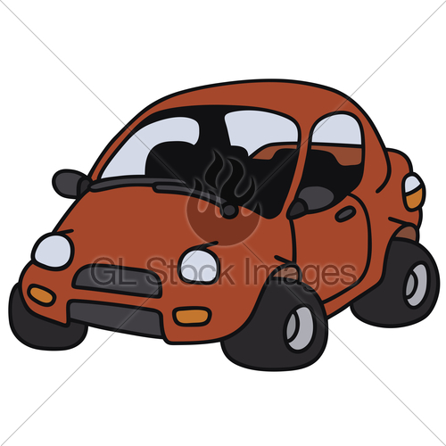 500x500 Funny Red Car Gl Stock Images