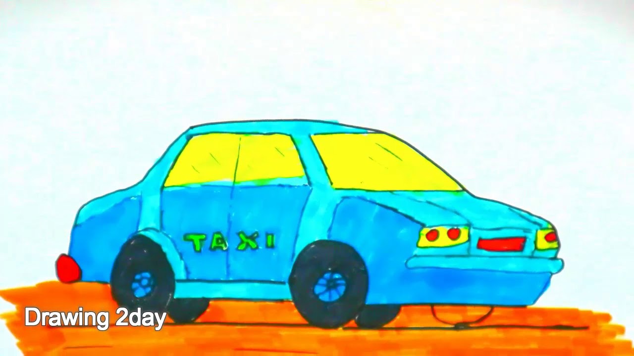 1280x720 how to draw a car lamborghini gallardo easy step