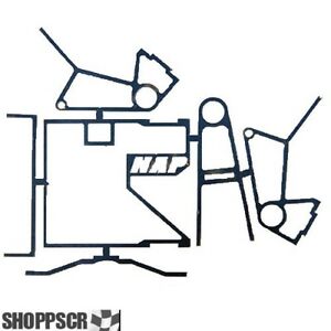 300x300 nap's hot slots funny car chassis kit