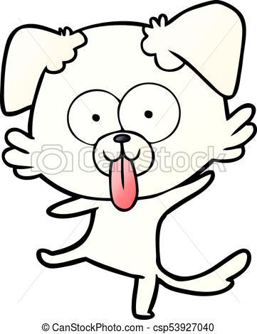 361x470 Funny Cartoon Dancing Dog Vector
