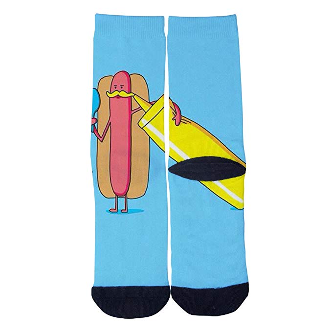 679x679 Thefun Z Custom Cute Drawings Socks Novelty Funny Cartoon Crew