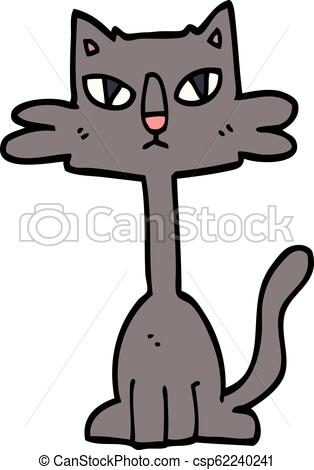 314x470 Cartoon Doodle Funny Cat