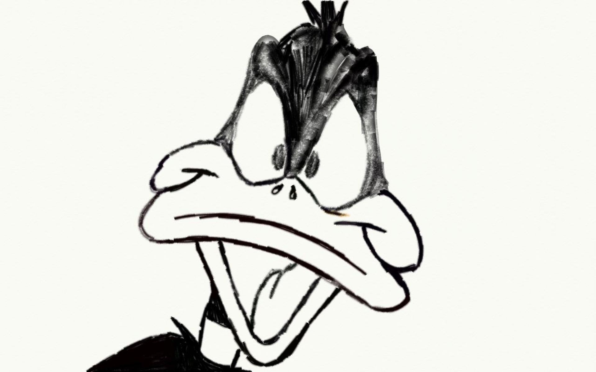 1920x1200 Funny Cartoon Character Drawings Gun