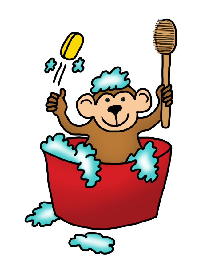 725x886 Funny Monkey Drawings