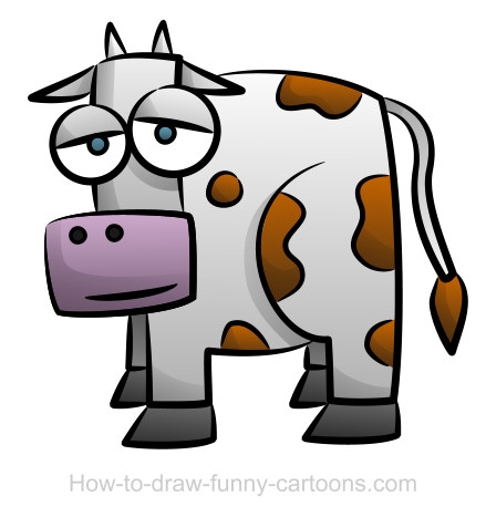 439x467 Cow Drawings