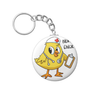 307x307 Chicken Drawing Keychains Lanyards Zazzle