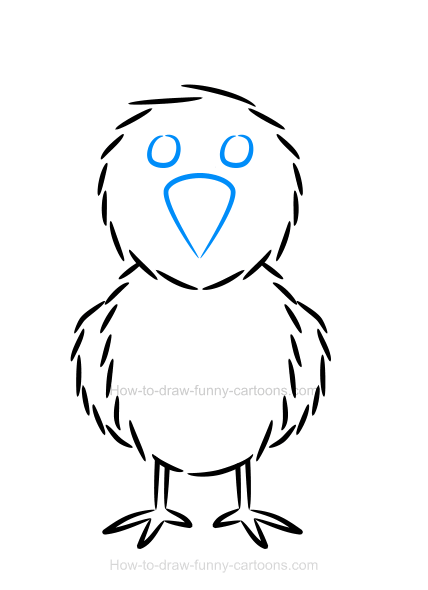 428x590 How To Create A Simple Chicken Illustration