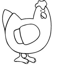 Funny Chicken Drawing | Free download on ClipArtMag