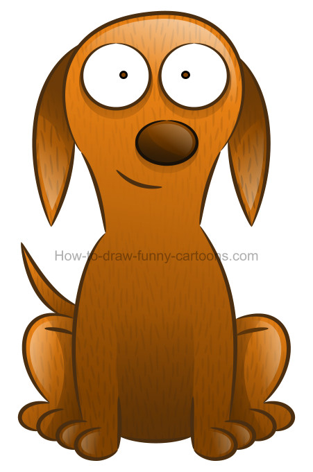 451x681 How To Draw Funny Dog Cartoons