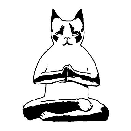 425x425 Wall Of Dragon Cute Cat Car Sticker Vinyl Funny Cute Cat Decal