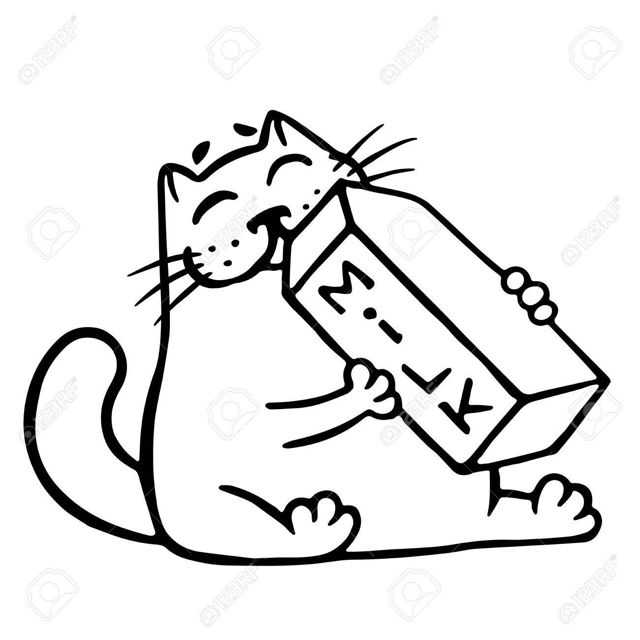1300x1300 At Clipart Cat Drinking Milk Cartoon Is Funny Cool