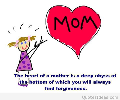 480x398 Cute Funny Drawing Mom Card Quote