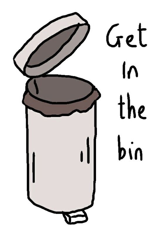 557x812 Get In The Bin Drawings Cheap Web Hosting, Quotes, Funny Comics