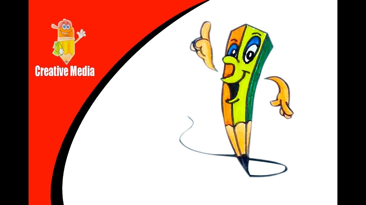 1280x720 How To Draw And Coloring Pages Funny Pencil Drawings Coloring