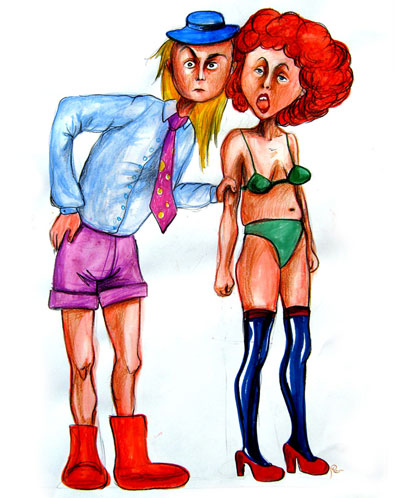 400x498 Funny People Draw For Joy