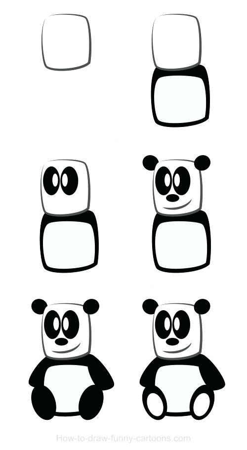 500x911 Easy Panda To Draw Image Titled Draw Emo Panda Step Cute Easy