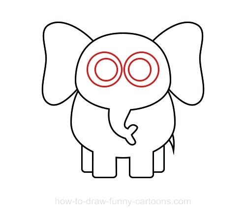 500x440 Draw An Elephant Draw Elephant Head