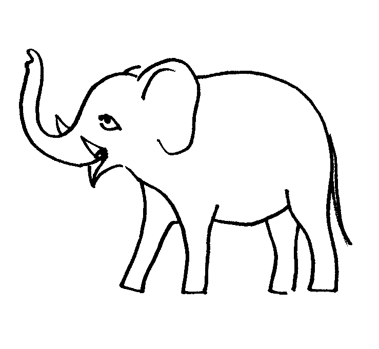 739x681 Elephant Coloring Pictures Cartoon And Realistic