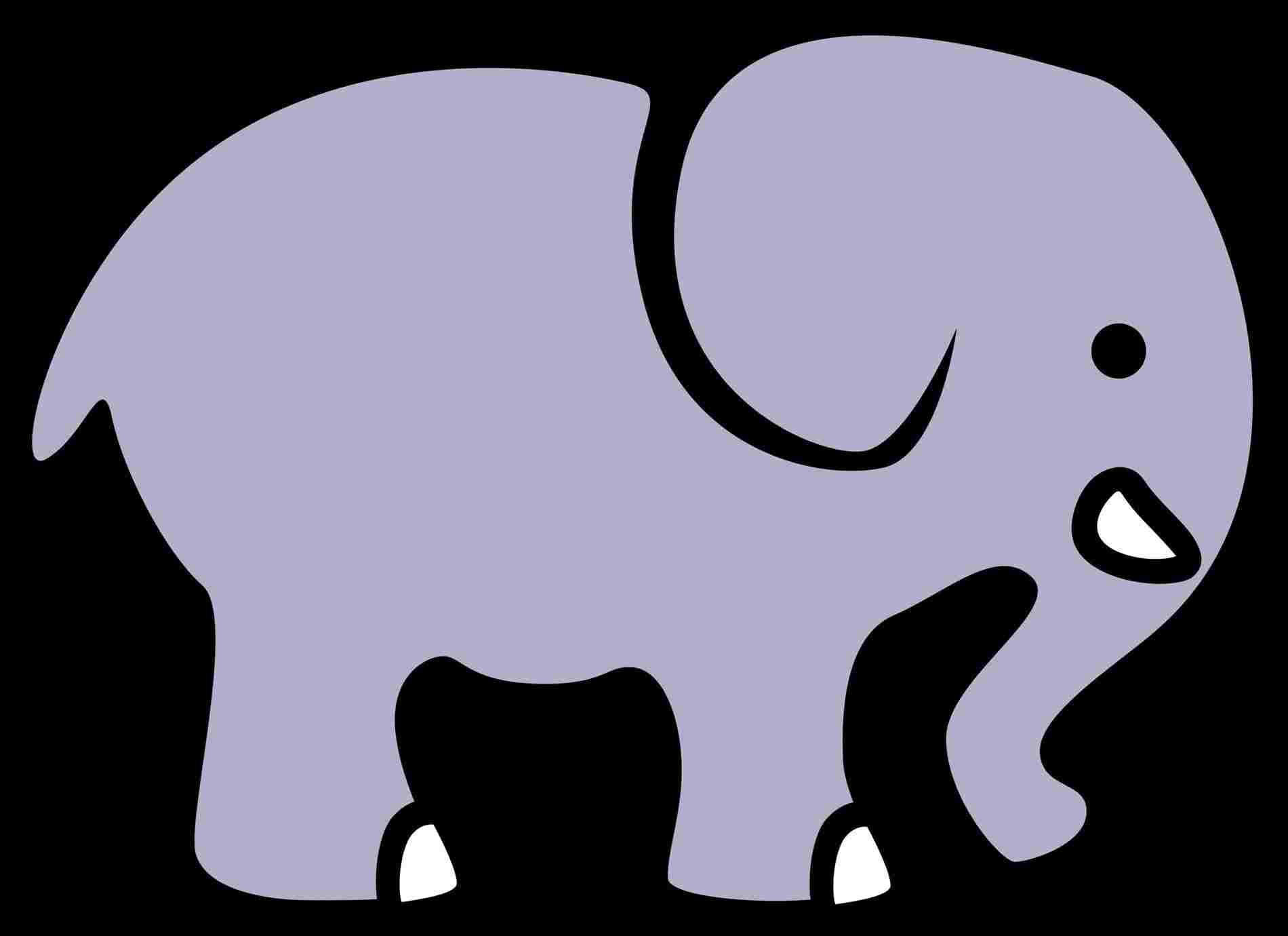 1900x1380 Download Clip Art On Rhclipartlibrarycom Funny Elephant Free