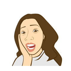 240x240 Miss Gaby Cartoon Line Stickers Line Store