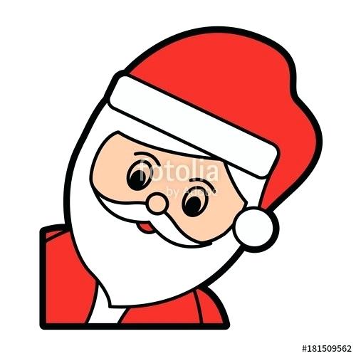 500x500 Santa Claus Face Cartoon