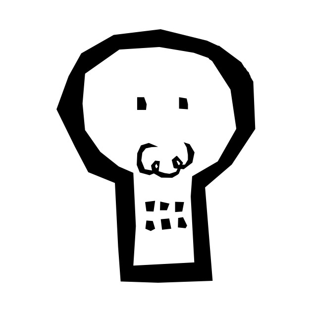 630x630 Skull Symbol Cartoon Comic Funny Face Meme