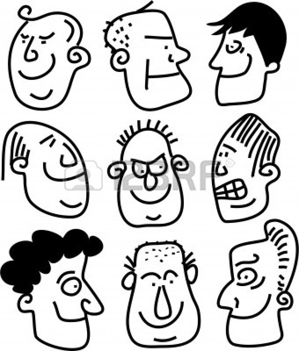 1020x1200 Sketch Funny Faces How To Draw A Cartoon Face
