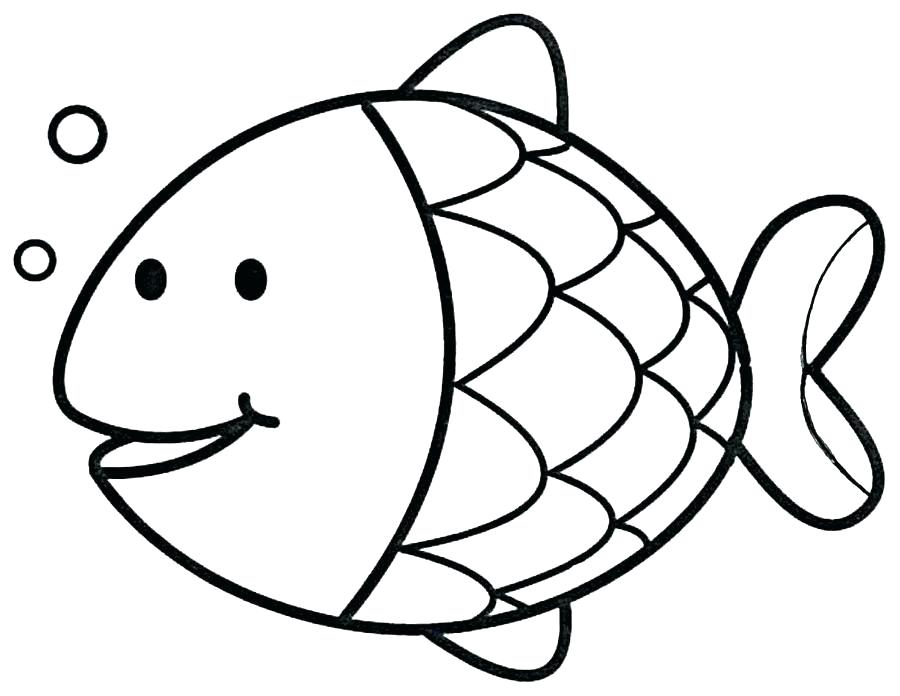 900x696 Cute Fish Coloring Pages Fish Colouring Pages Funny Fish Coloring