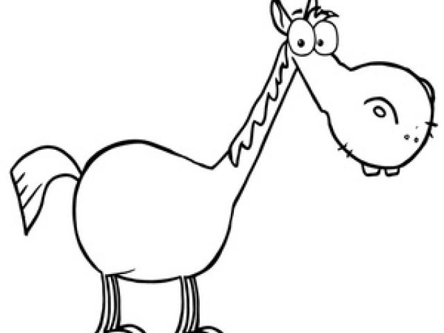 640x480 Funny Horse Clipart