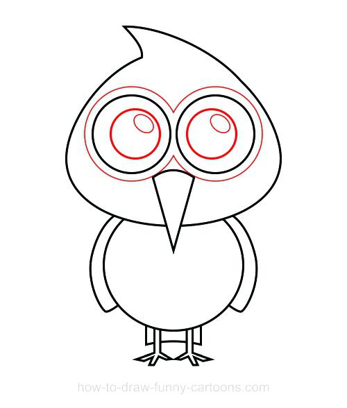 500x588 Funny Bird Drawings Coloring Pictures For Kids