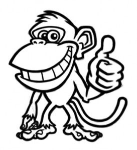 273x300 Funny Monkey Pictures Cartoon Monkey Cartoon Yummies Cartoon