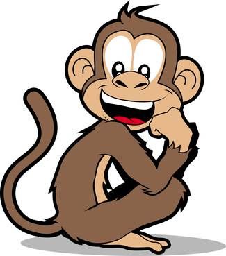 325x369 Funny Monkey Free Clip Art Contines Enfants Theater Stuff
