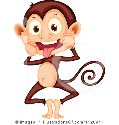 400x420 Funny Monkey Clipart