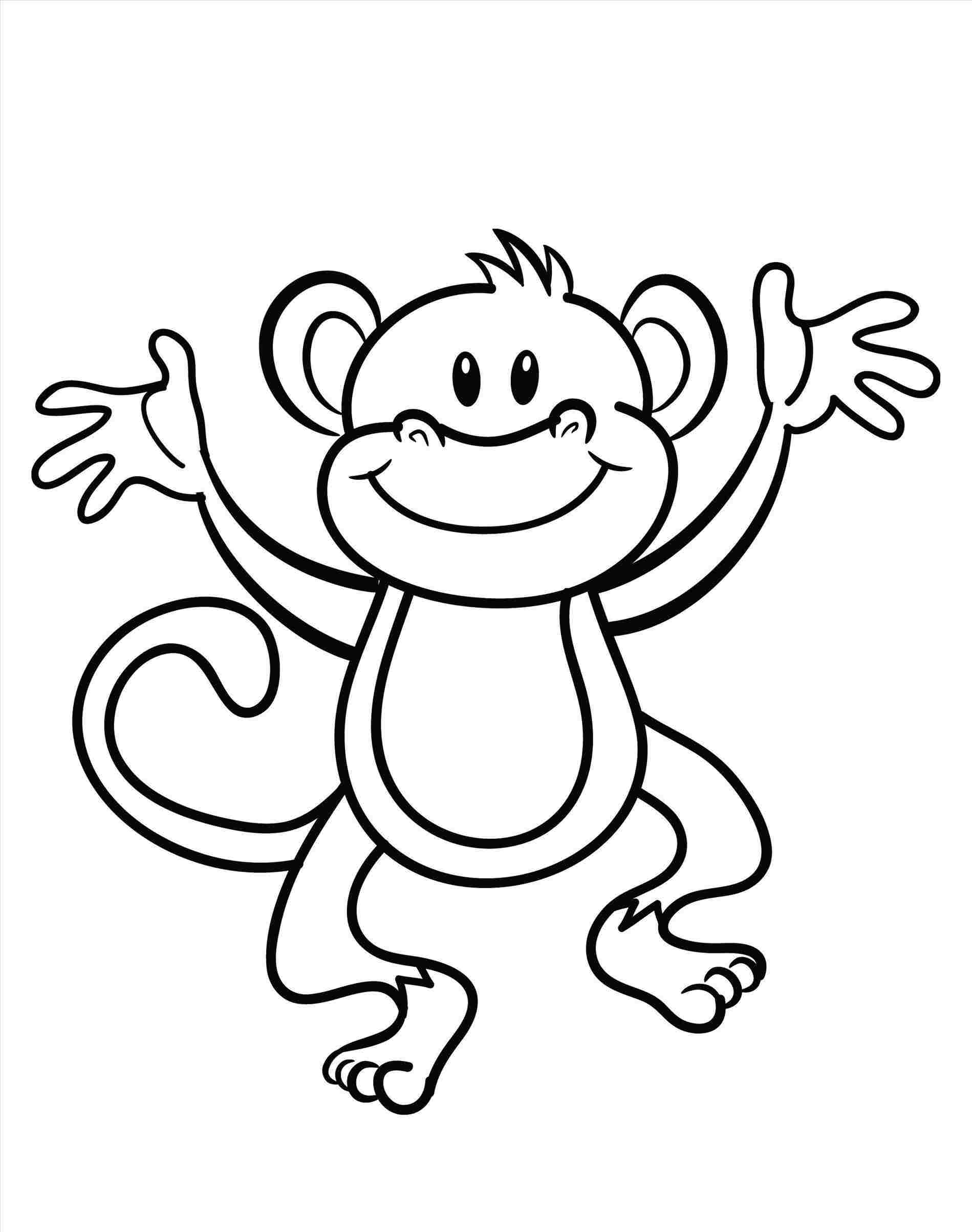 1899x2406 Funny Monkey Face Drawing