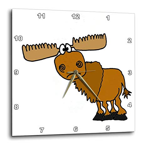 466x466 Funny Grumpy Moose Cartoon