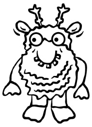 190x261 Funny Cartoon Character