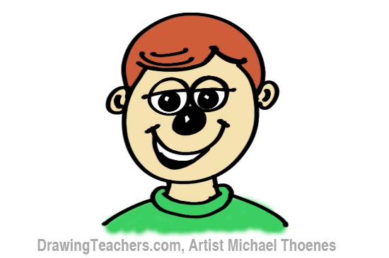 550x366 How To Draw A Funny Face Boy