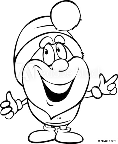 408x500 Funny Santa Claus