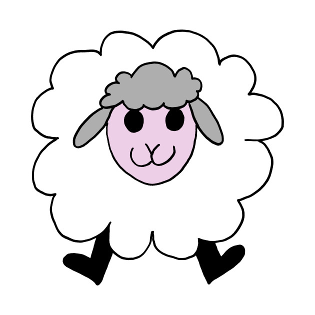 630x630 Hand Drawing Of A Funny Looking Sheep
