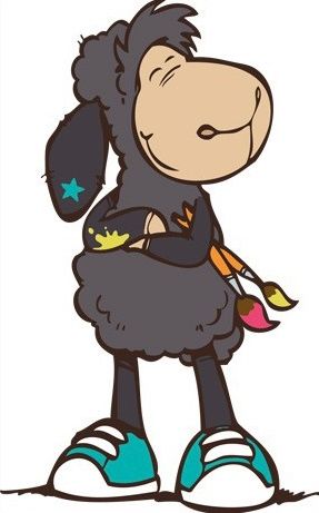 287x461 nici nici sheep cartoon, funny sheep, sheep