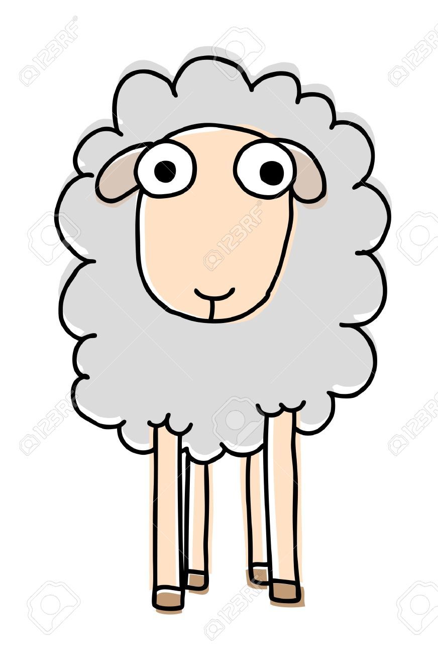 872x1300 Stock Vector Sheeps Funny Sheep, Sheep Cartoon, Illustration