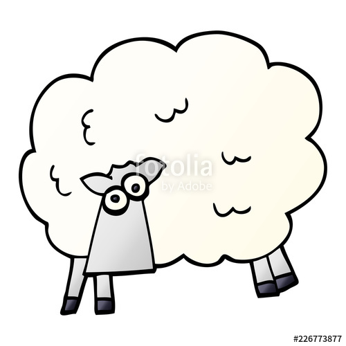 500x500 Cartoon Doodle Funny Sheep Stock Image And Royalty Free Vector