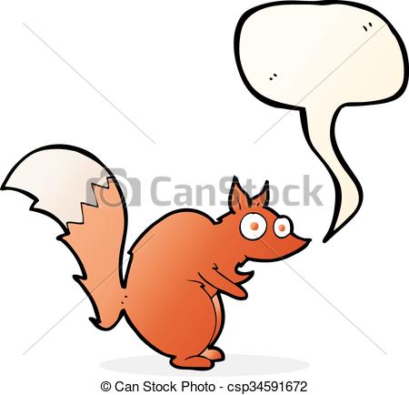 450x434 funny startled squirrel cartoon with speech bubble