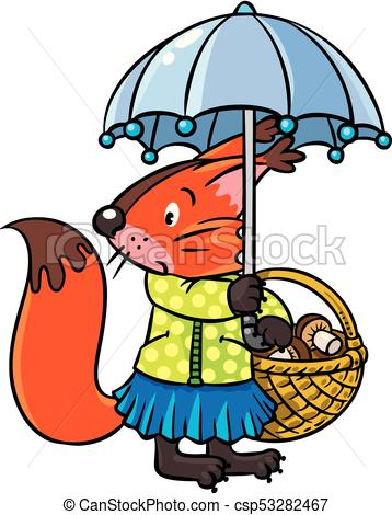 358x470 Little Funny Squirrel With Umbrella Funny Little Baby Squirrel